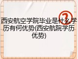 西安航空学院毕业是什么学历有何优势(西安航院学历优势)
