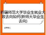 新疆师范大学毕业生就业大致去向如何(新师大毕业生去向)
