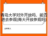 青岛大学对外开放吗，能否进去参观(青大开放参观吗)