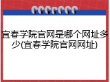 宜春学院官网是哪个网址多少(宜春学院官网网址)