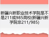 新疆兴新职业技术学院是不是211或985高校(新疆兴新学院非211/985)