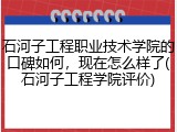 石河子工程职业技术学院的口碑如何，现在怎么样了(石河子工程学院评价)