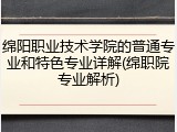 绵阳职业技术学院的普通专业和特色专业详解(绵职院专业解析)