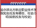 哈尔滨北方航空职业技术学院知名校友有哪些，校史介绍(哈航校友与校史)