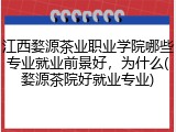 江西婺源茶业职业学院哪些专业就业前景好，为什么(婺源茶院好就业专业)