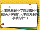 天津滨海职业学院到毕业要花多少学费("天津滨海职院学费总计")