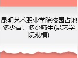 昆明艺术职业学院校园占地多少亩，多少师生(昆艺学院规模)