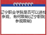 辽宁职业学院是否可以进校参观，有何限制(辽宁职院参观限制)