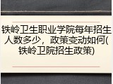 铁岭卫生职业学院每年招生人数多少，政策变动如何(铁岭卫院招生政策)