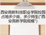 西安高新科技职业学院校园占地多少亩，多少师生("西安高新学院规模")