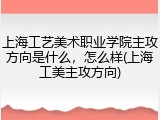 上海工艺美术职业学院主攻方向是什么，怎么样(上海工美主攻方向)