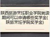 陕西旅游烹饪职业学院就读期间可以申请哪些奖学金(陕旅烹饪学院奖学金)