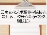 云南文化艺术职业学院校训是什么，校长介绍(云艺校训校长)