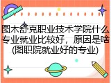 图木舒克职业技术学院什么专业就业比较好，原因是啥(图职院就业好的专业)