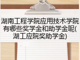湖南工程学院应用技术学院有哪些奖学金和助学金呢(湖工应院奖助学金)