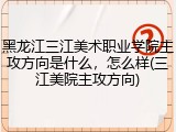 黑龙江三江美术职业学院主攻方向是什么，怎么样(三江美院主攻方向)