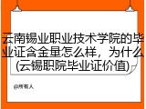 云南锡业职业技术学院的毕业证含金量怎么样，为什么(云锡职院毕业证价值)