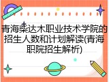 青海柴达木职业技术学院的招生人数和计划解读(青海职院招生解析)