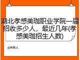 湖北孝感美珈职业学院一届招收多少人，最近几年(孝感美珈招生人数)