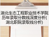 湖北生态工程职业技术学院历年录取分数线深度分析(湖北职院录取线分析)