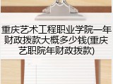 重庆艺术工程职业学院一年财政拨款大概多少钱(重庆艺职院年财政拨款)