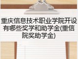 重庆信息技术职业学院开设有哪些奖学和助学金(重信院奖助学金)