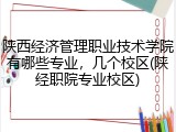 陕西经济管理职业技术学院有哪些专业，几个校区(陕经职院专业校区)