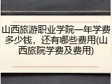 山西旅游职业学院一年学费多少钱，还有哪些费用(山西旅院学费及费用)