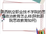 陕西航空职业技术学院的思想政治教育怎么样(陕航职院思政教育如何)