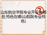 山东航空学院专业开设有哪些,特色在哪(山航院专业特色)