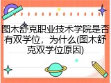 图木舒克职业技术学院是否有双学位，为什么(图木舒克双学位原因)