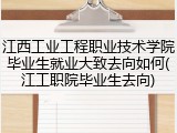 江西工业工程职业技术学院毕业生就业大致去向如何(江工职院毕业生去向)
