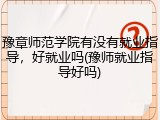 豫章师范学院有没有就业指导，好就业吗(豫师就业指导好吗)
