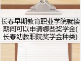 长春早期教育职业学院就读期间可以申请哪些奖学金(长春幼教职院奖学金种类)