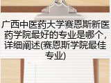 广西中医药大学赛恩斯新医药学院最好的专业是哪个，详细阐述(赛恩斯学院最佳专业)