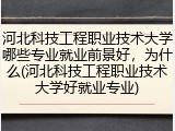 河北科技工程职业技术大学哪些专业就业前景好，为什么(河北科技工程职业技术大学好就业专业)