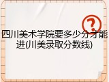 四川美术学院要多少分才能进(川美录取分数线)
