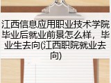 江西信息应用职业技术学院毕业后就业前景怎么样，毕业生去向(江西职院就业去向)