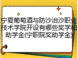 宁夏葡萄酒与防沙治沙职业技术学院开设有哪些奖学和助学金(宁职院奖助学金)