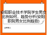安阳职业技术学院学生男女比例如何，趋势分析(安阳职院男女比例趋势)