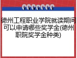 德州工程职业学院就读期间可以申请哪些奖学金(德州职院奖学金种类)