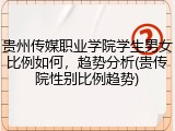 贵州传媒职业学院学生男女比例如何，趋势分析(贵传院性别比例趋势)