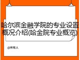 哈尔滨金融学院的专业设置概况介绍(哈金院专业概览)