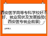 西安医学高等专科学校好不好，就业现状及发展趋势(西安医专就业前景)