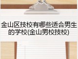 金山区技校有哪些适合男生的学校(金山男校技校)
