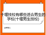 十堰技校有哪些适合男生的学校(十堰男生技校)