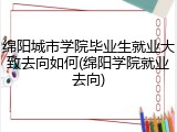 绵阳城市学院毕业生就业大致去向如何(绵阳学院就业去向)