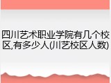 四川艺术职业学院有几个校区,有多少人(川艺校区人数)