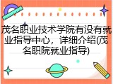 茂名职业技术学院有没有就业指导中心，详细介绍(茂名职院就业指导)