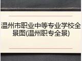 温州市职业中等专业学校全景图(温州职专全景)